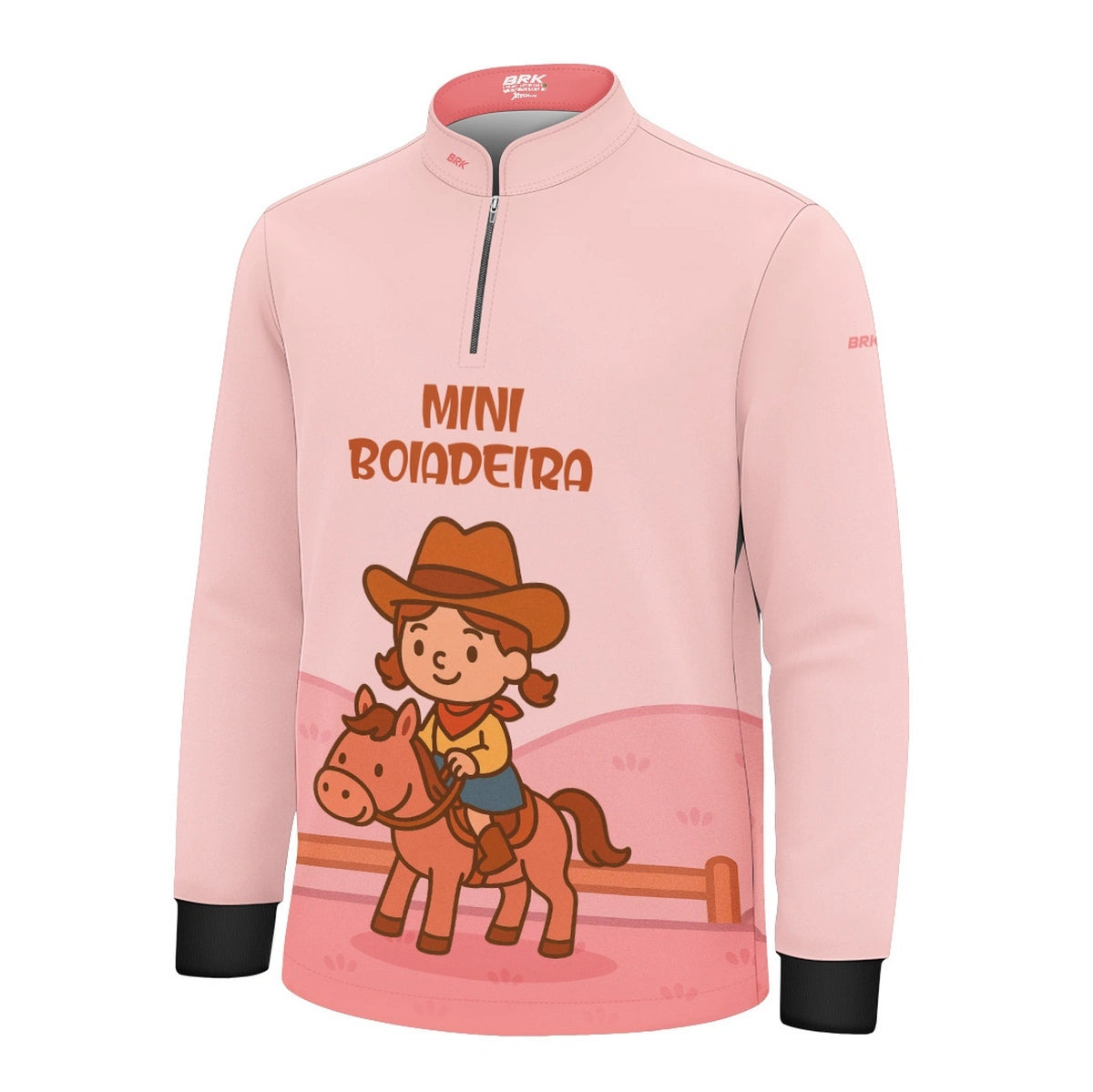 Camisa UV50 Agro Infantil Brk Mini Boiadeira - Brk Agro