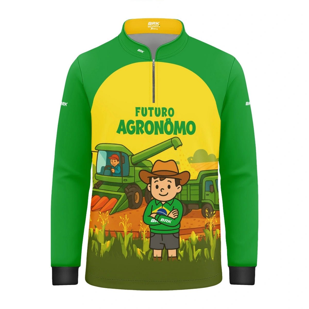 Camisa UV50 Agro Infantil Brk Futuro Agrônomo - Brk Agro