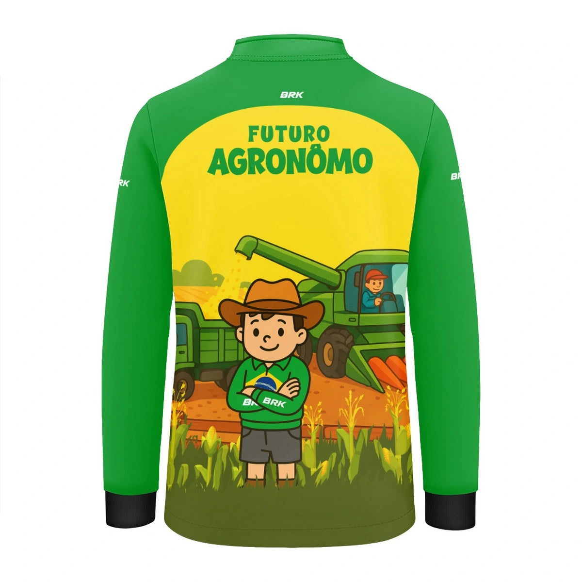 Camisa UV50 Agro Infantil Brk Futuro Agrônomo - Brk Agro
