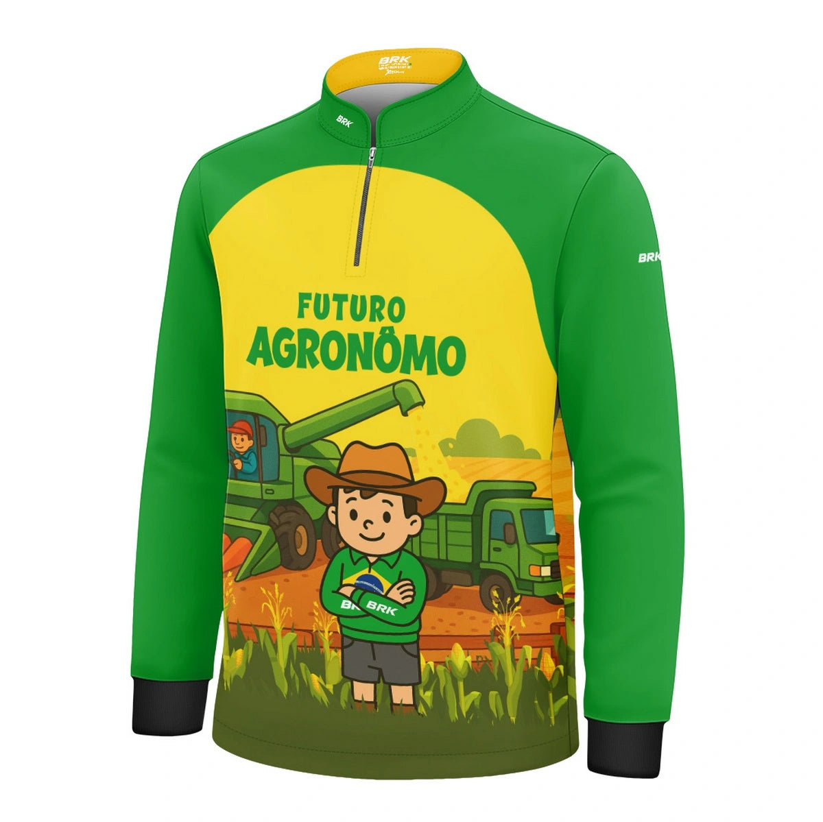 Camisa UV50 Agro Infantil Brk Futuro Agrônomo - Brk Agro