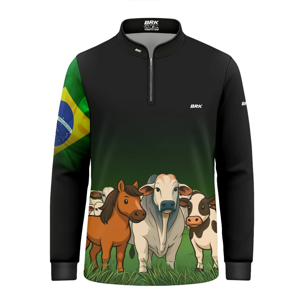 Camisa UV50 Agro Infantil Brk Pecuária - Brk Agro