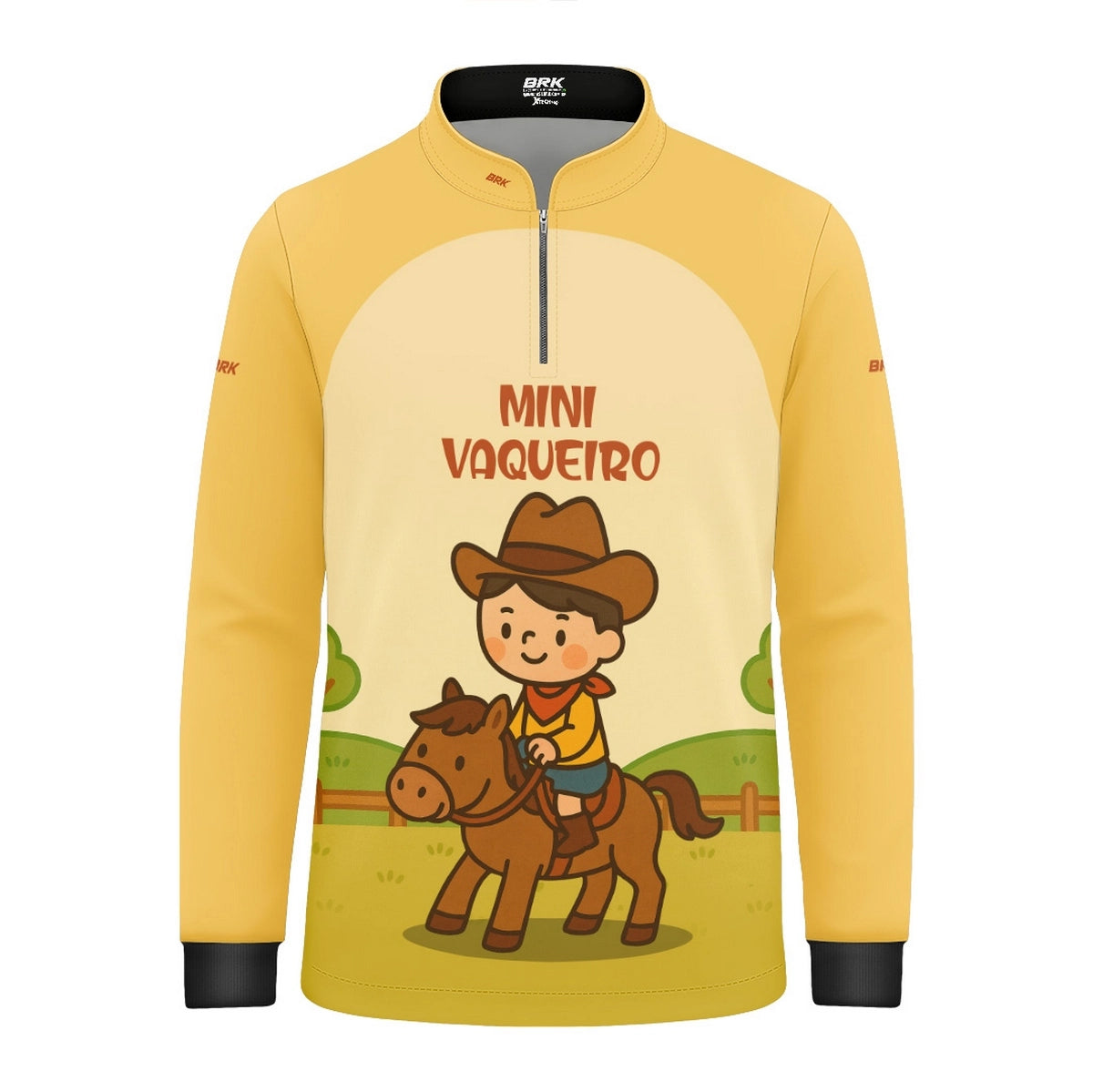 Camisa UV50 Agro Infantil Brk Mini Vaqueiro - Brk Agro