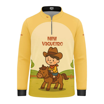 Camisa UV50 Agro Infantil Brk Mini Vaqueiro - Brk Agro
