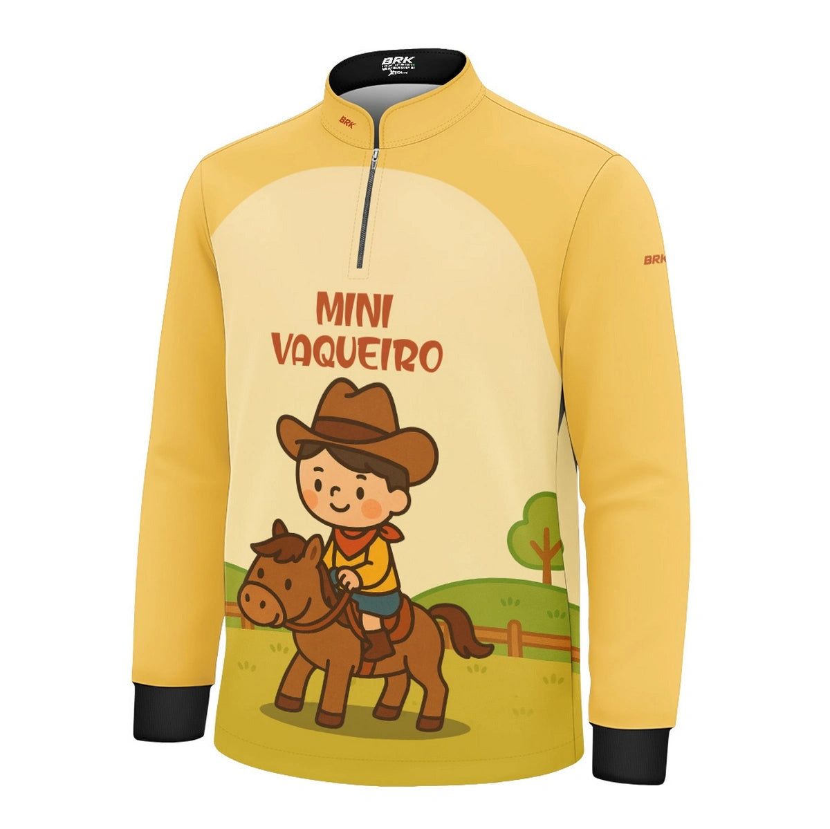 Camisa UV50 Agro Infantil Brk Mini Vaqueiro - Brk Agro