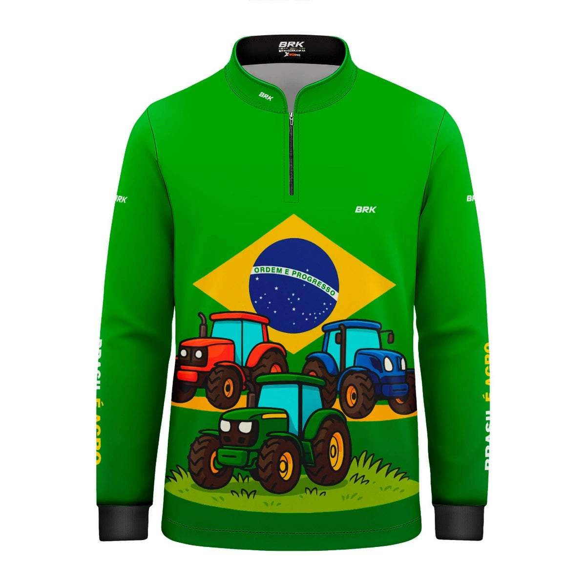 Camisa UV50 Agro Infantil Brk Tratores Brasil - Brk Agro