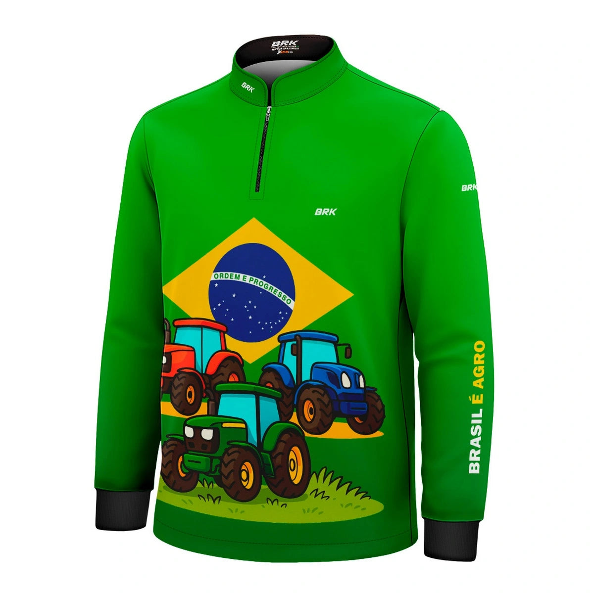 Camisa UV50 Agro Infantil Brk Tratores Brasil - Brk Agro