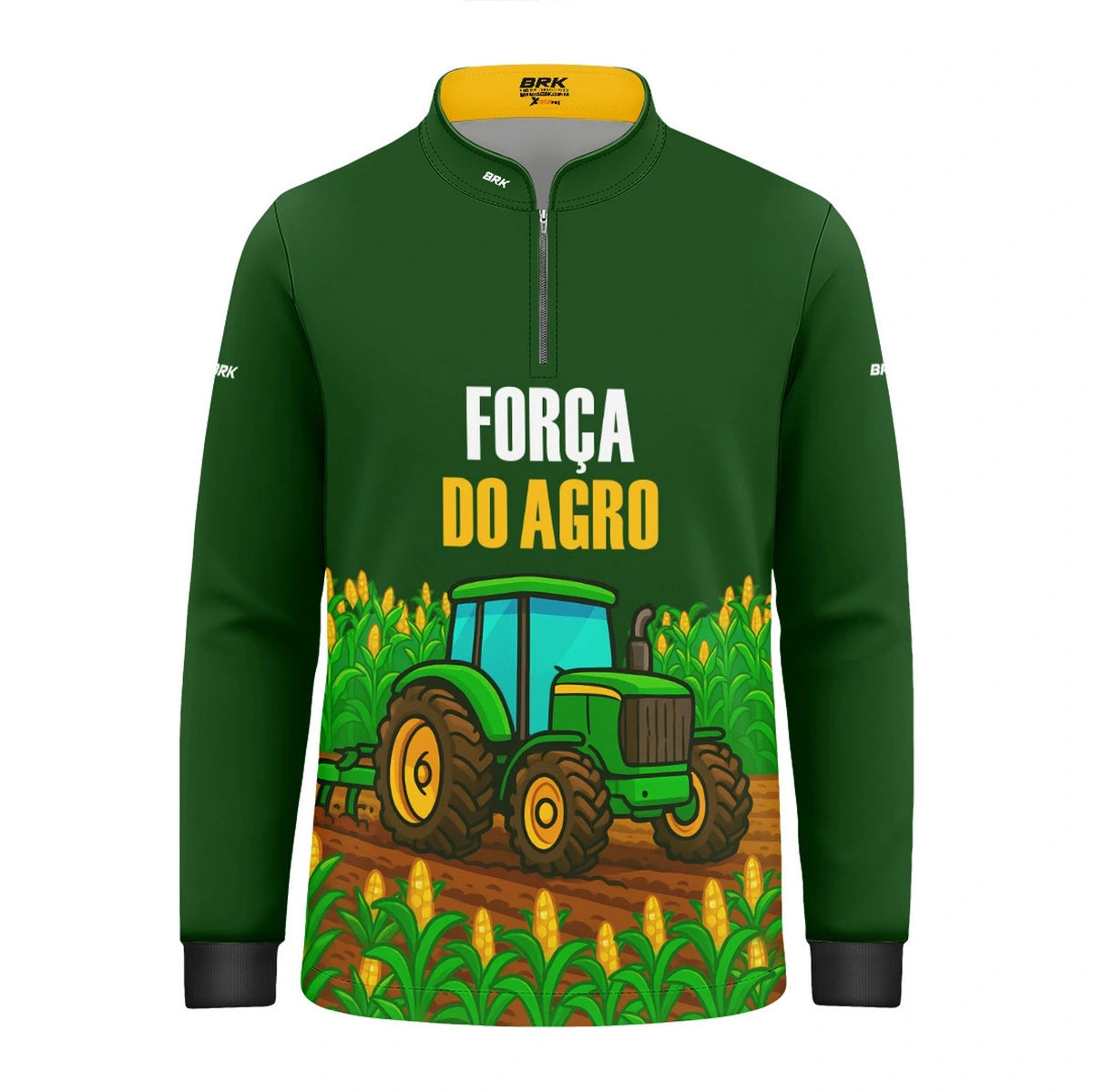 Camisa UV50 Agro Infantil Brk Força do Agro Milho - Brk Agro