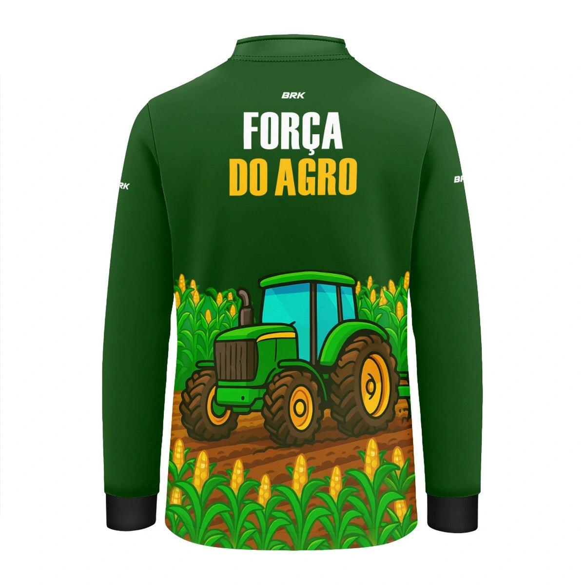 Camisa UV50 Agro Infantil Brk Força do Agro Milho - Brk Agro