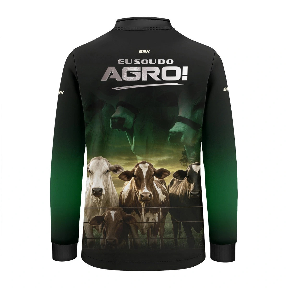 Camisa UV50 Agro Infantil Brk Eu Sou do Agro Gado Cruzado - Brk Agro