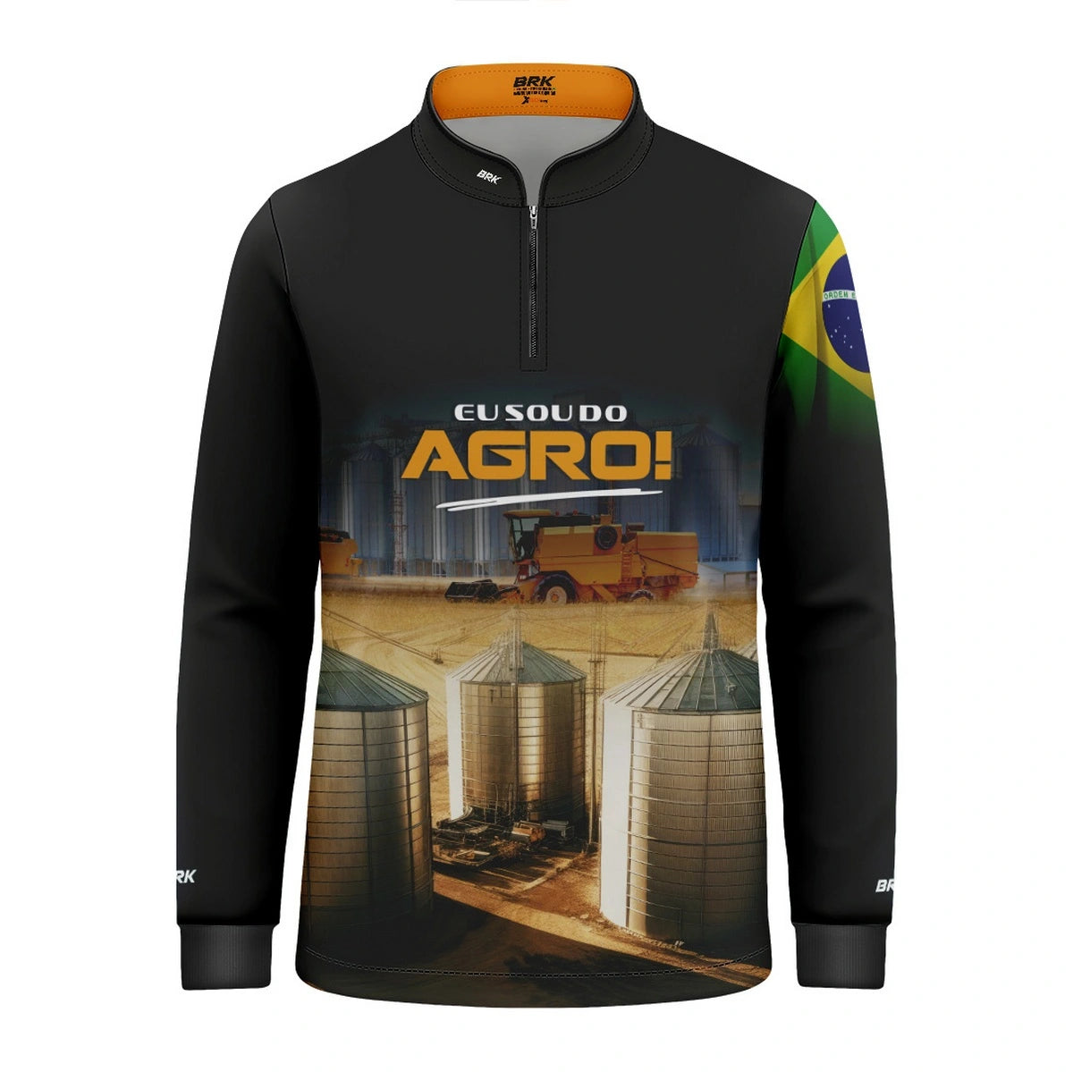 Camisa UV50 Agro Infantil Brk Eu Sou do Agro Silo de Grão - Brk Agro