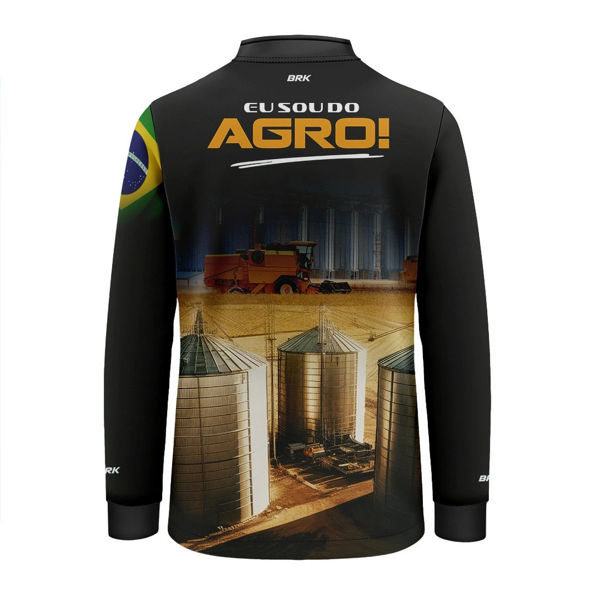 Camisa UV50 Agro Infantil Brk Eu Sou do Agro Silo de Grão - Brk Agro