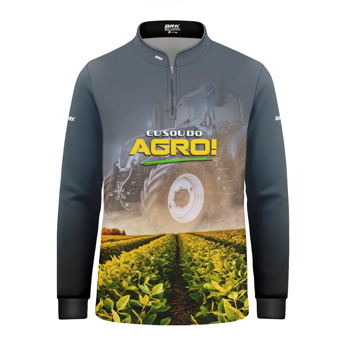 Camisa UV50 Agro Infantil Brk Eu sou do Agro Trator e Plantação - Brk Agro