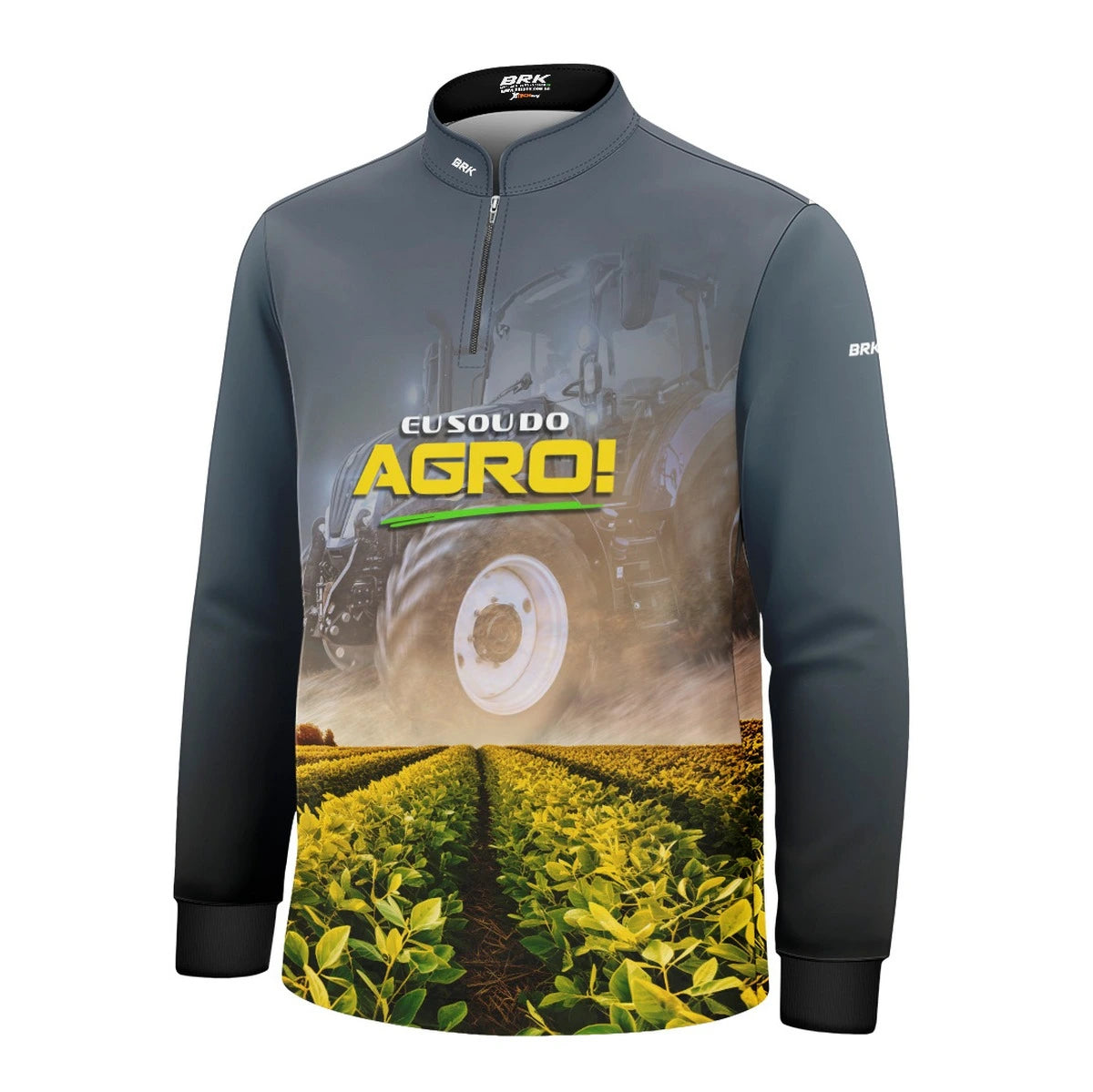 Camisa UV50 Agro Infantil Brk Eu sou do Agro Trator e Plantação - Brk Agro