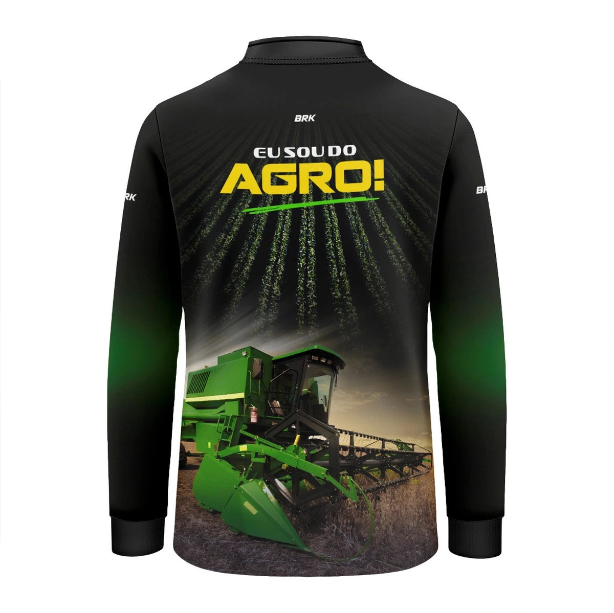 Camisa UV50 Agro Infantil Brk Eu sou do Agro Colheitadeira - Brk Agro