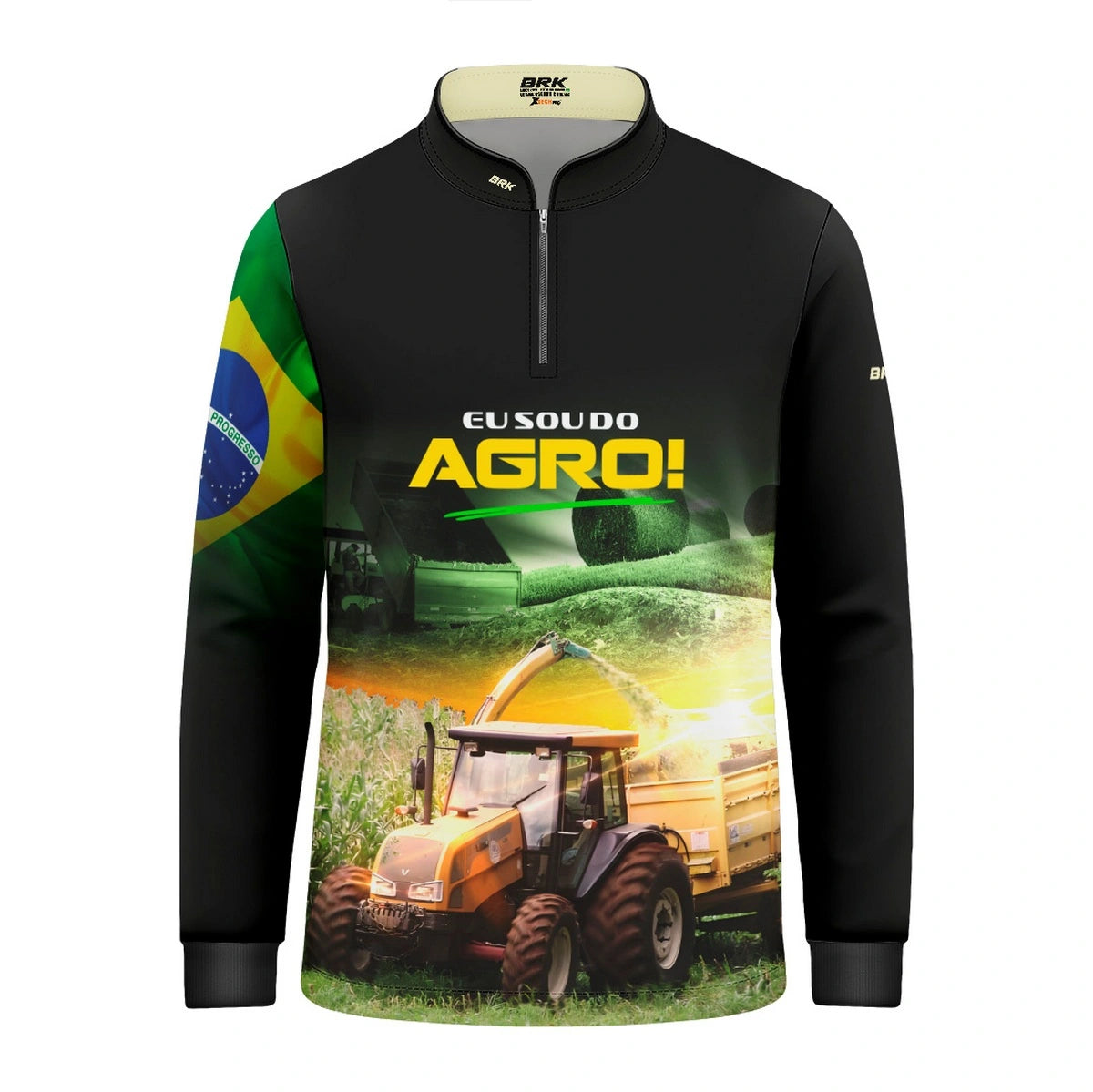 Camisa UV50 Agro Infantil Brk Eu sou do Agro Silagem - Brk Agro