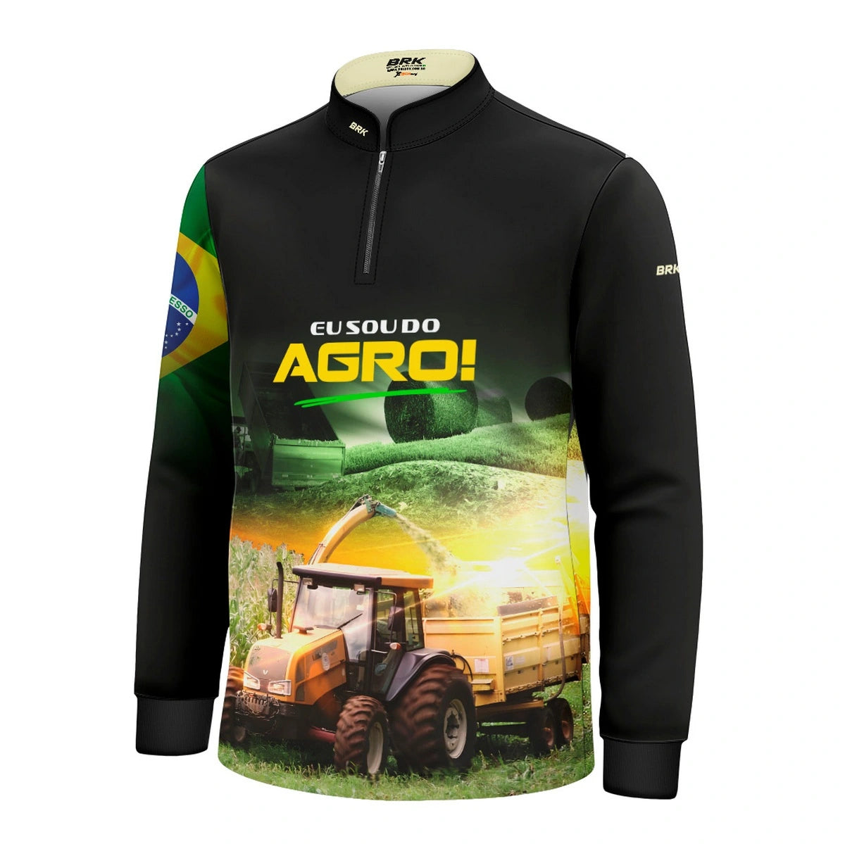 Camisa UV50 Agro Infantil Brk Eu sou do Agro Silagem - Brk Agro