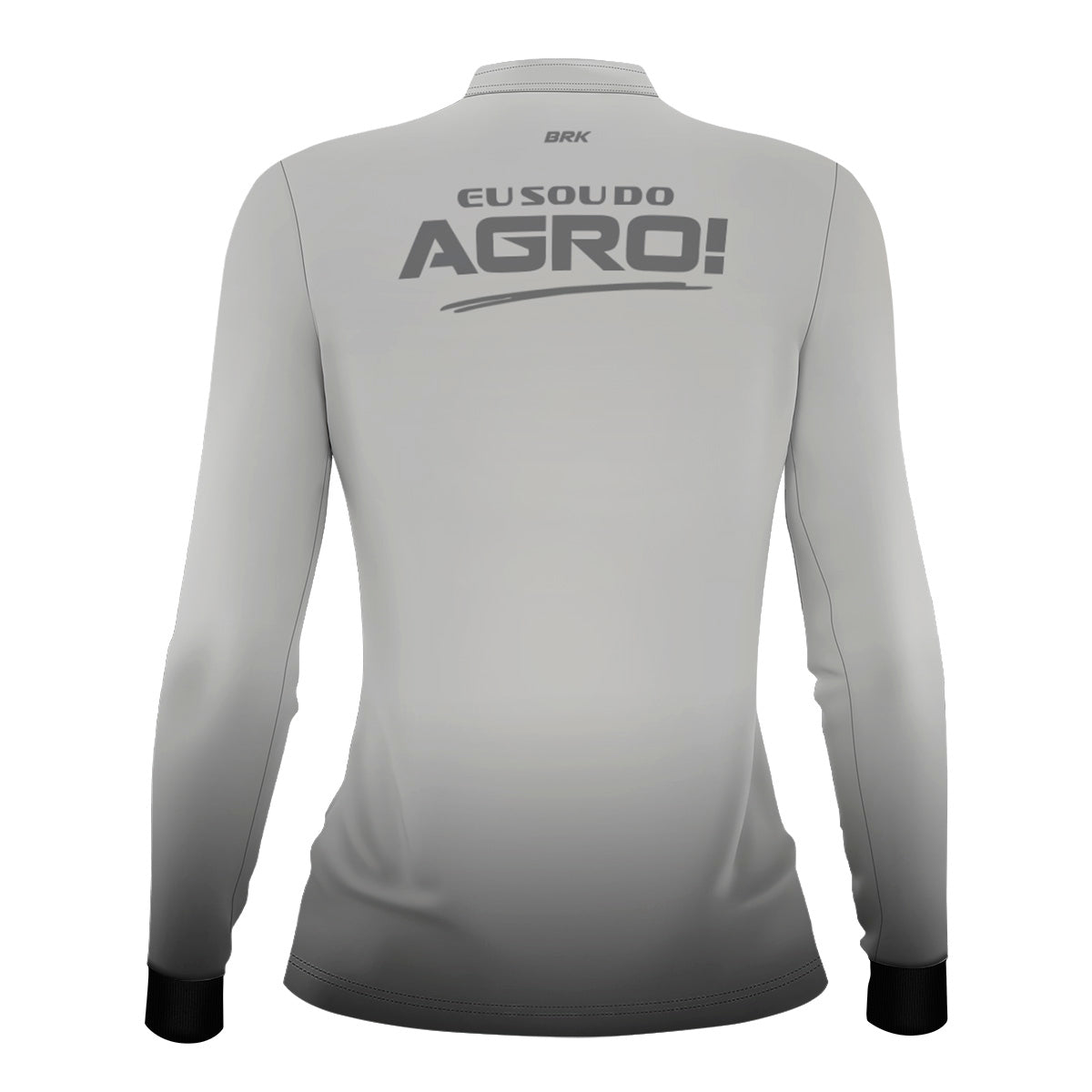 Camisa Agro Feminina Brk Eu Sou Do Agro Clean Branca com Proteção Solar UV50+ - Brk Agro