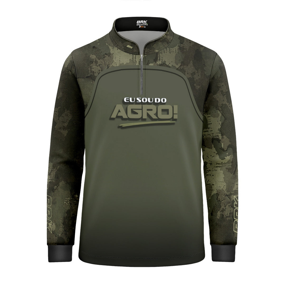 Camisa UV50 Agro Infantil Brk Eu Sou do Agro Básica Long Horn - Brk Agro