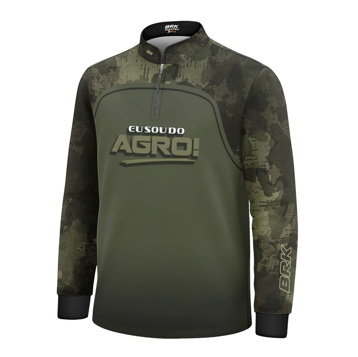 Camisa UV50 Agro Infantil Brk Eu Sou do Agro Básica Long Horn - Brk Agro