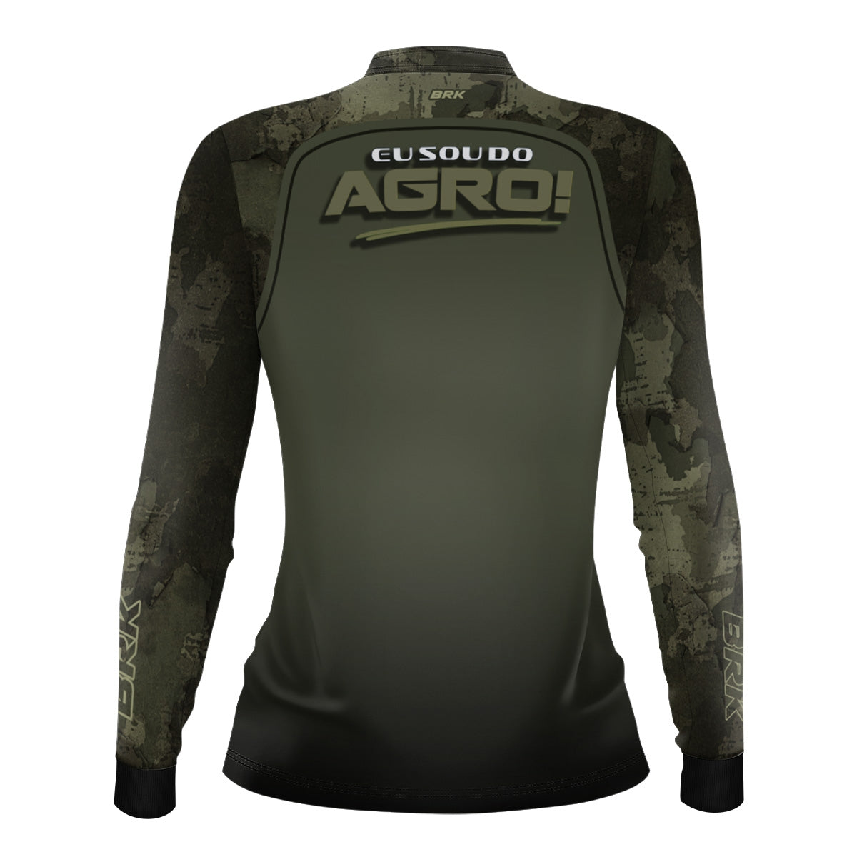 Camisa UV50 Agro Feminina Brk Eu Sou do Agro Básicas Long Horn - Brk Agro