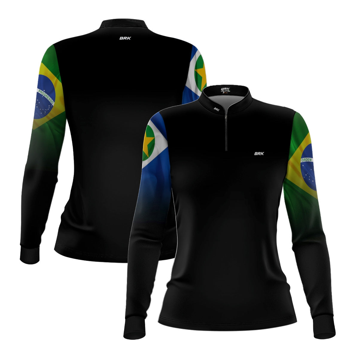 Camisa Agro Feminina Brk Mato Grosso Brasil com Proteção UV50 - Brk Agro