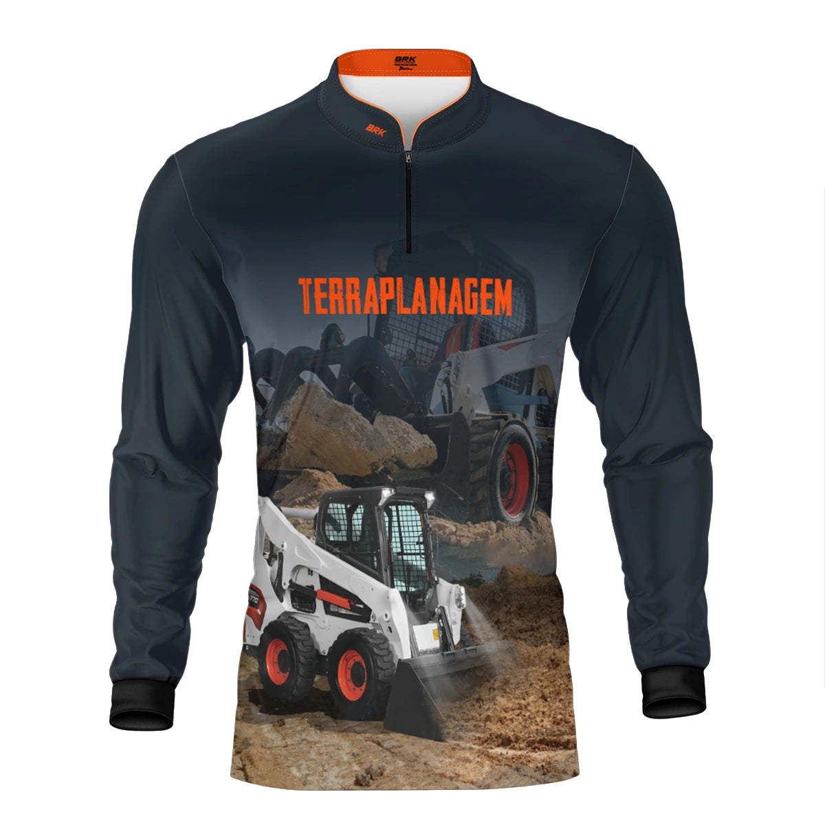 Camisa Agro Brk Terraplanagem BobCat com Proteção UV50 - Brk Agro