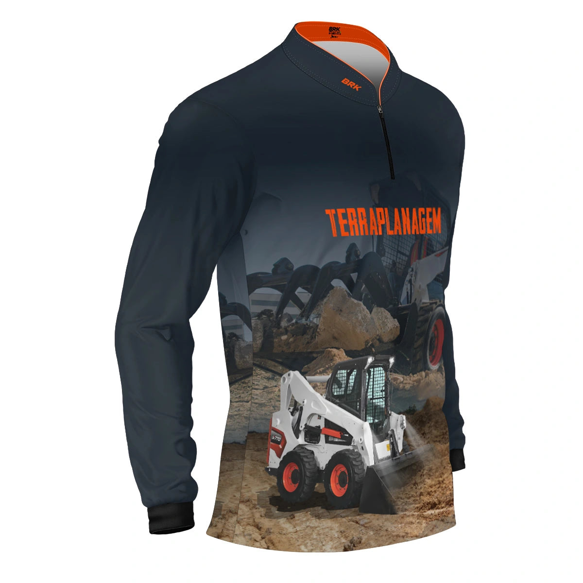Camisa Agro Brk Terraplanagem BobCat com Proteção UV50 - Brk Agro