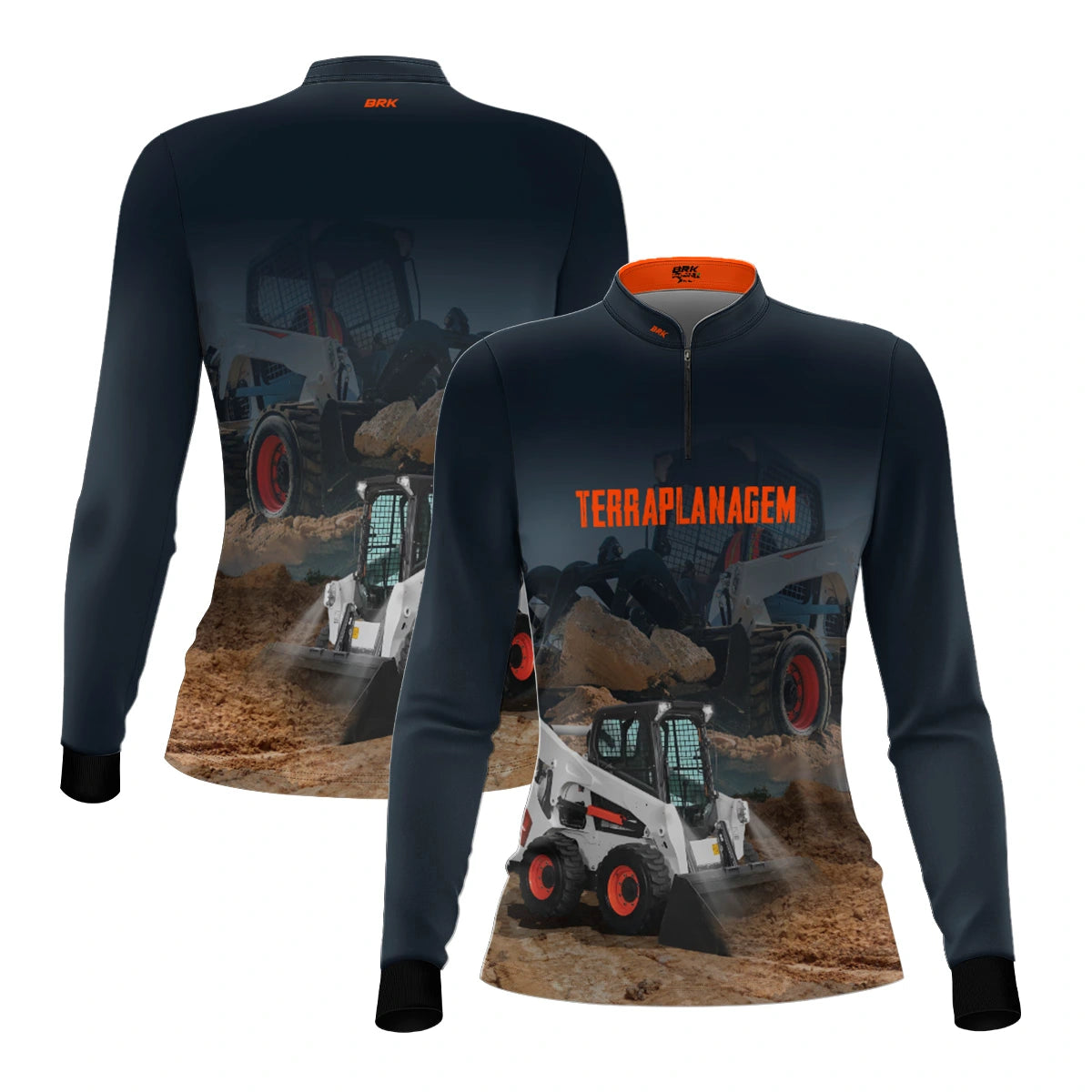 Camisa Agro Feminina Brk Terraplanagem BobCat com Proteção UV50 - Brk Agro