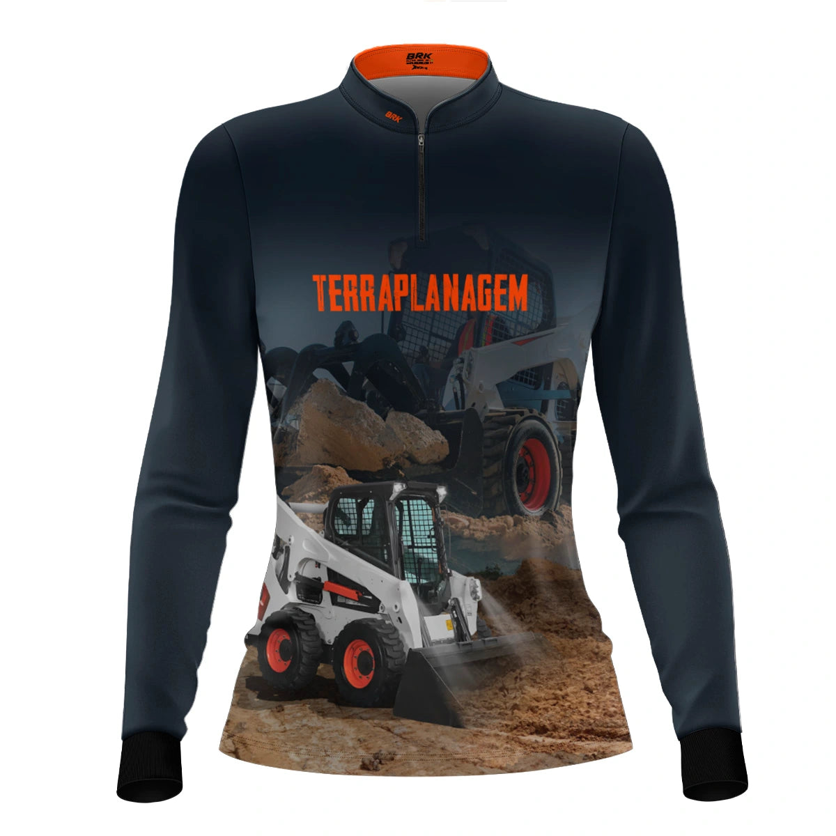 Camisa Agro Feminina Brk Terraplanagem BobCat com Proteção UV50 - Brk Agro