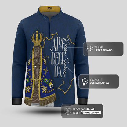 Camisa Agro Infantil Brk Nossa Senhora Aparecida com Proteção UV50 - Brk Agro