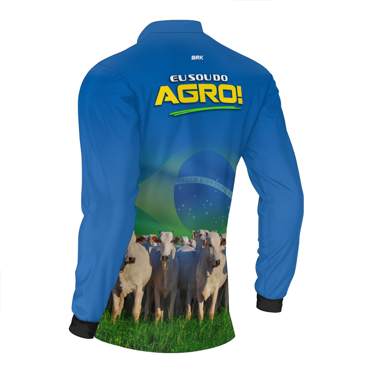Camisa Agro Brk Eu Sou do Agro Gado com Proteção UV50 - Brk Agro