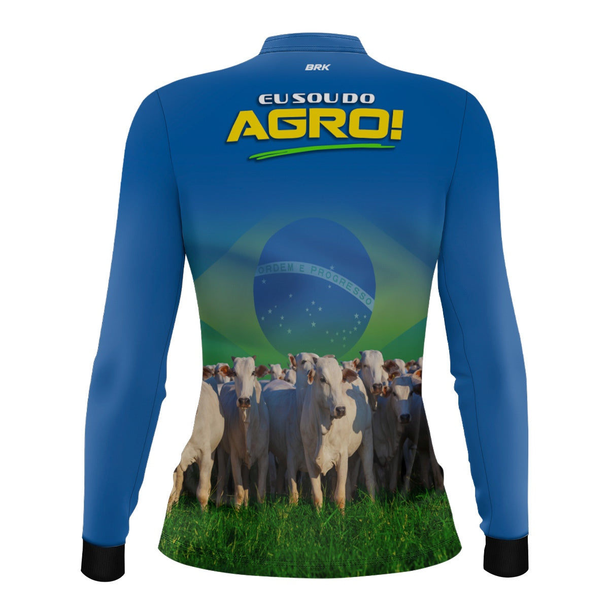 Camisa Agro Feminina Brk Eu Sou do Agro Gado com Proteção UV50 - Brk Agro