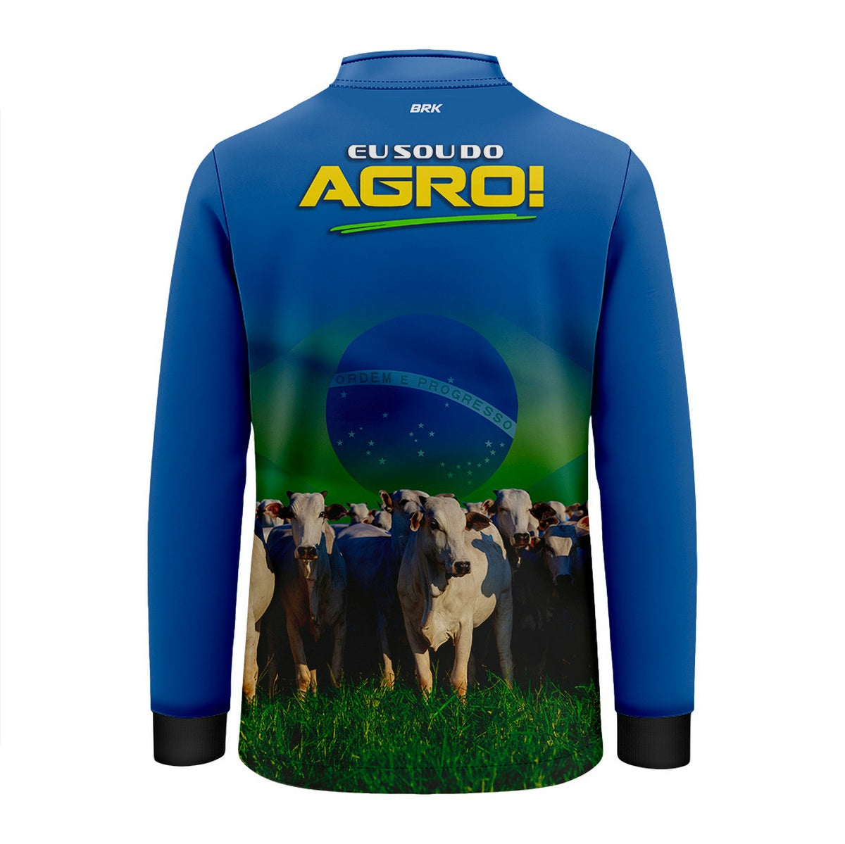 Camisa Agro Infantil Brk Eu Sou do Agro Gado com Proteção UV50 - Brk Agro
