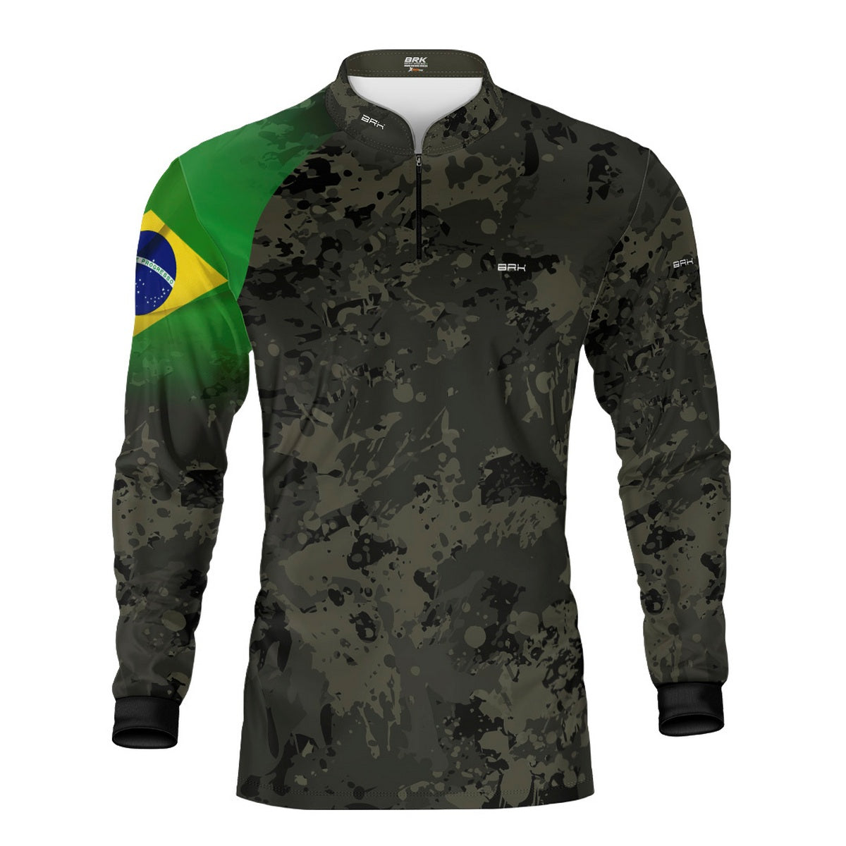 Camisa Agro Brk Eu Sou do Agro Camu Brasil com Proteção UV50 - Brk Agro