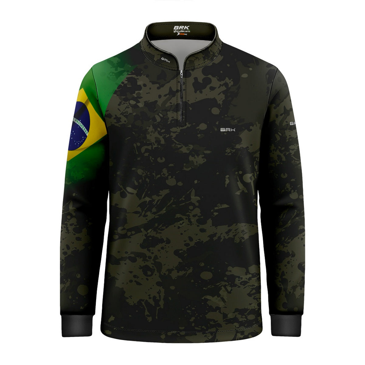 Camisa Agro Infantil Brk Eu Sou do Agro Camu Brasil com Proteção UV50 - Brk Agro