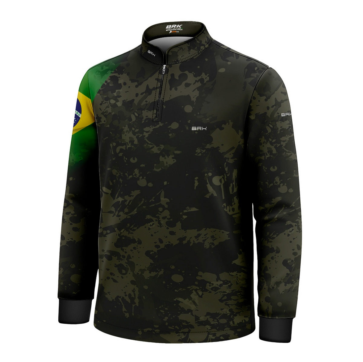 Camisa Agro Infantil Brk Eu Sou do Agro Camu Brasil com Proteção UV50 - Brk Agro