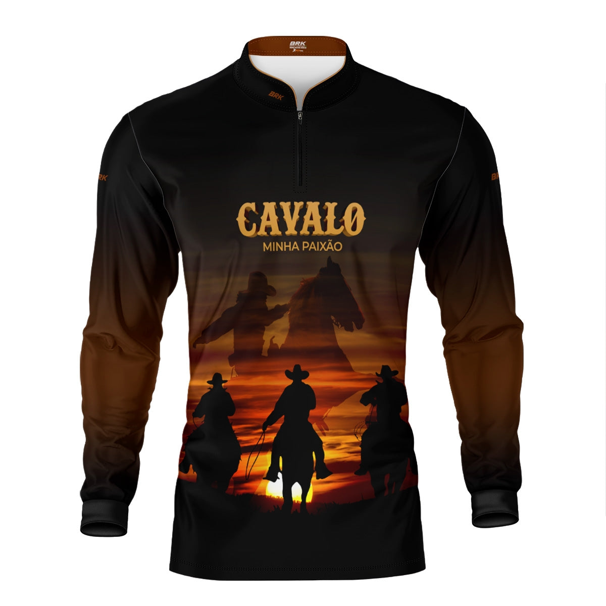 Camisa Agro Brk Eu Sou do Agro Cavalos Minha Paixão com Proteção UV50 - Brk Agro