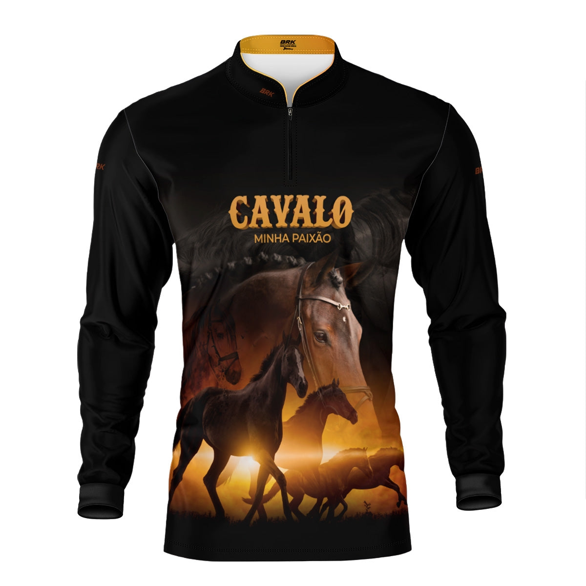 Camisa Agro Brk Eu Sou do Agro Cavalos Minha Paixão 2 com Proteção UV50 - Brk Agro
