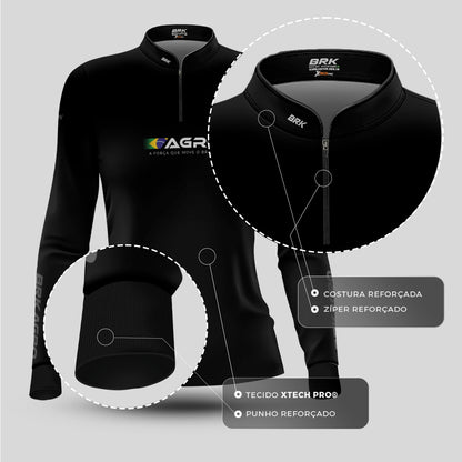 Camisa Agro Feminina Brk O Agro Não Para com Proteção UV50 - Brk Agro