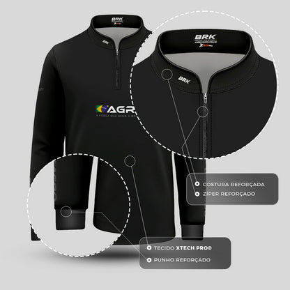 Camisa Agro Infantil Brk O Agro Não Para com Proteção UV50 - Brk Agro