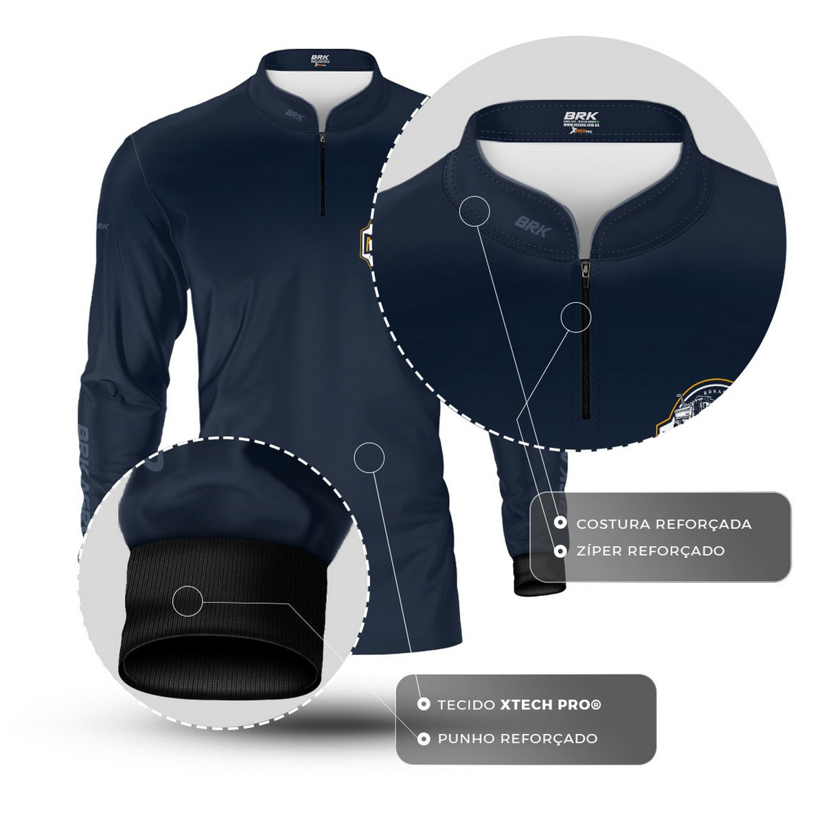 Camisa Agro Brk Agronomia Colhendo Desenvolvimento com Proteção UV50 - Brk Agro