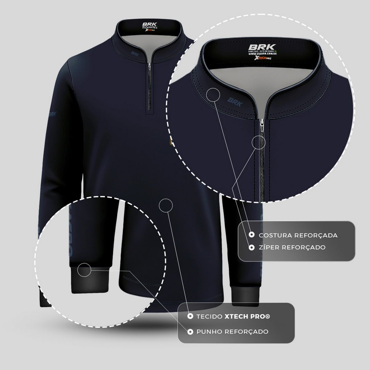 Camisa Agro Infantil Brk Agronomia Colhendo Desenvolvimento com Proteção UV50 - Brk Agro