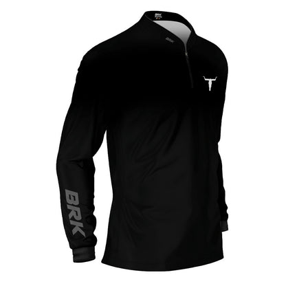 Camisa Agro Brk Long Horn Black com Proteção UV50 - Brk Agro