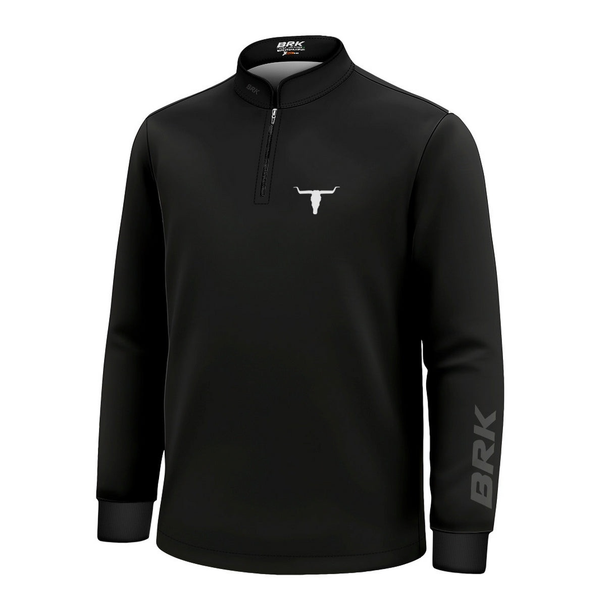 Camisa Agro Infantil Brk Long Horn Black com Proteção UV50 - Brk Agro