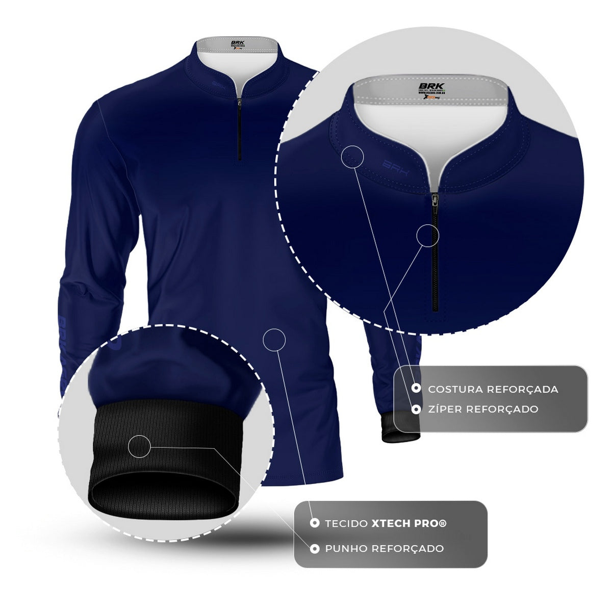 Camisa Agro Brk Xerife USA com Proteção UV50 - Brk Agro