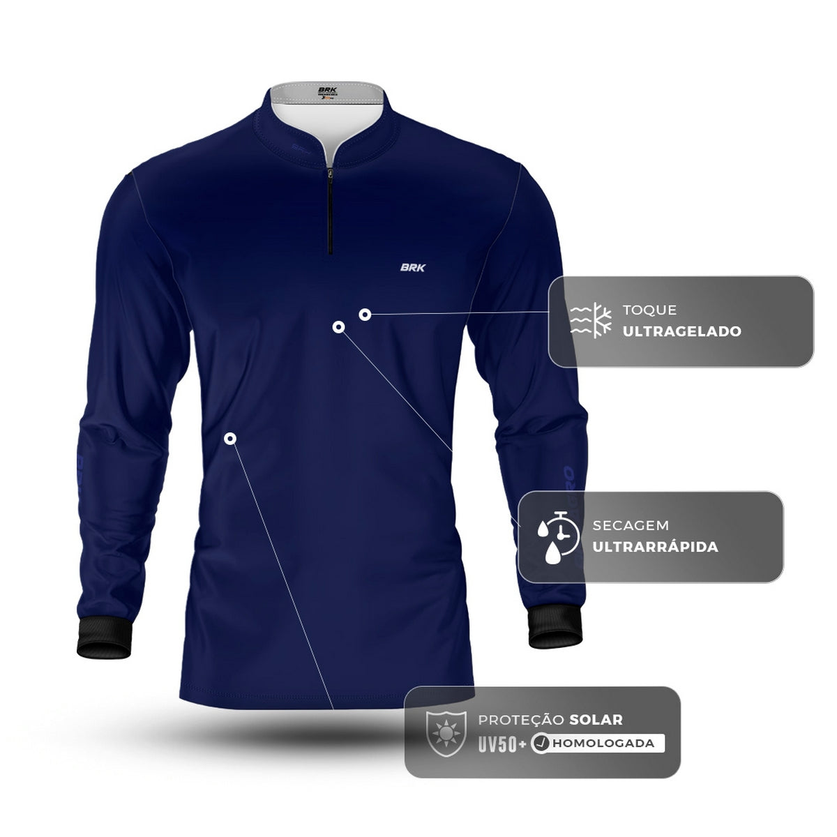 Camisa Agro Brk Xerife USA com Proteção UV50 - Brk Agro