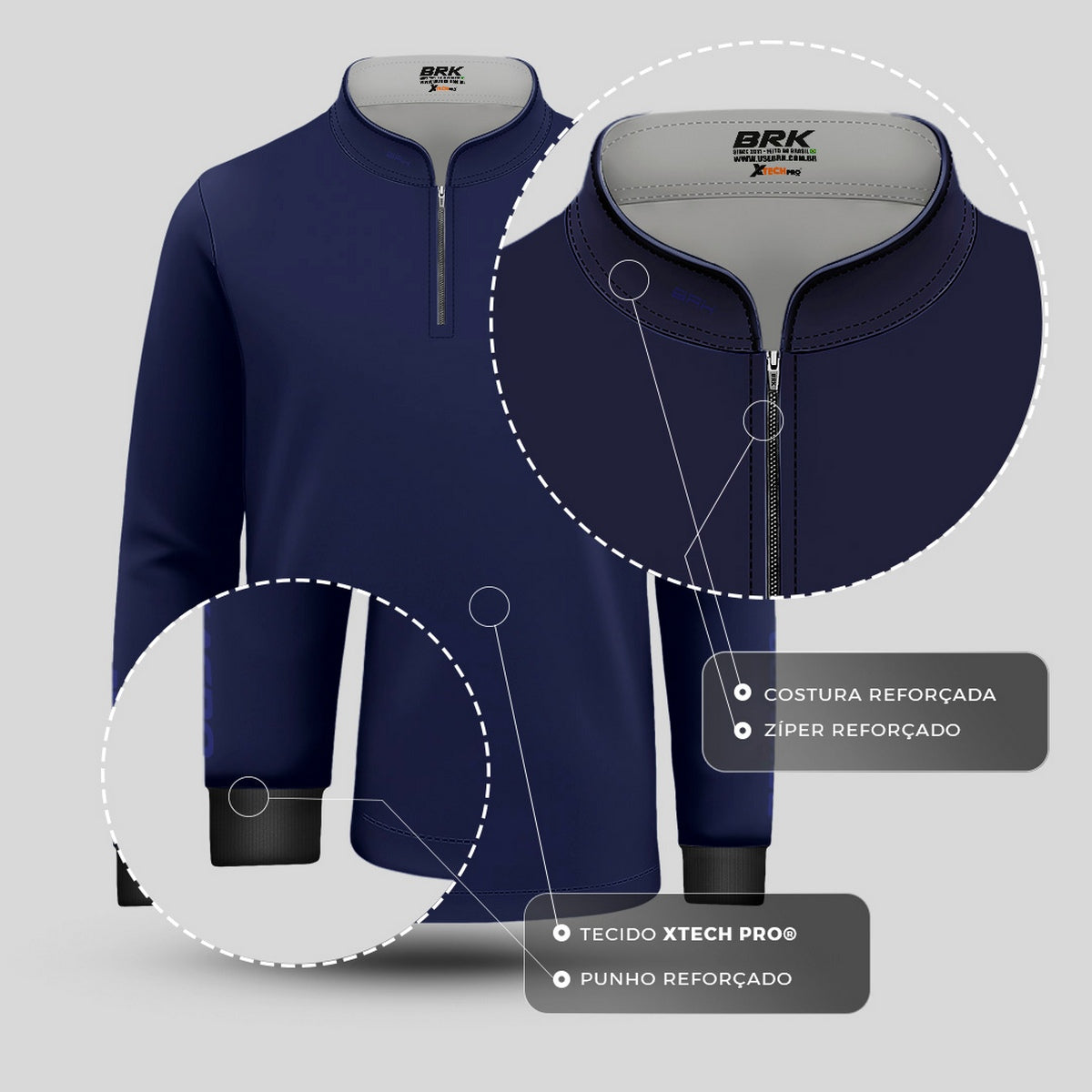 Camisa Agro Infantil Brk Xerife USA com Proteção UV50 - Brk Agro