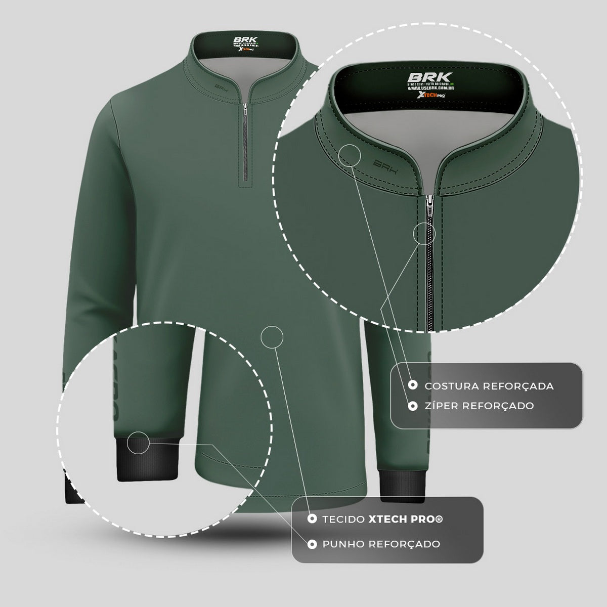 Camisa Agro Infantil Brk Força do Agro com Proteção UV50 - Brk Agro