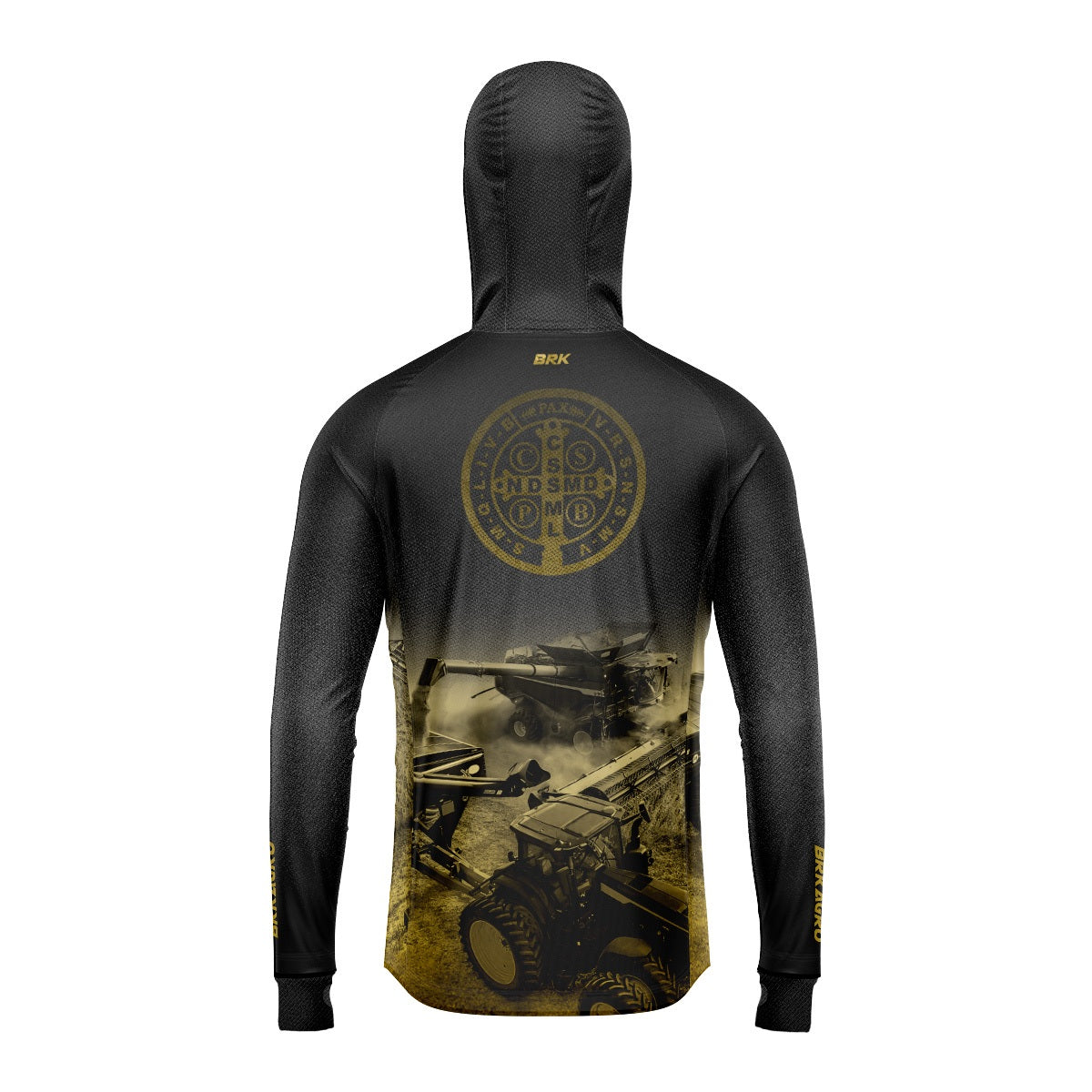 Camisa de Pesca Brk com Luva e Capuz São Bento com Proteção Solar UV50+ - Brk Agro