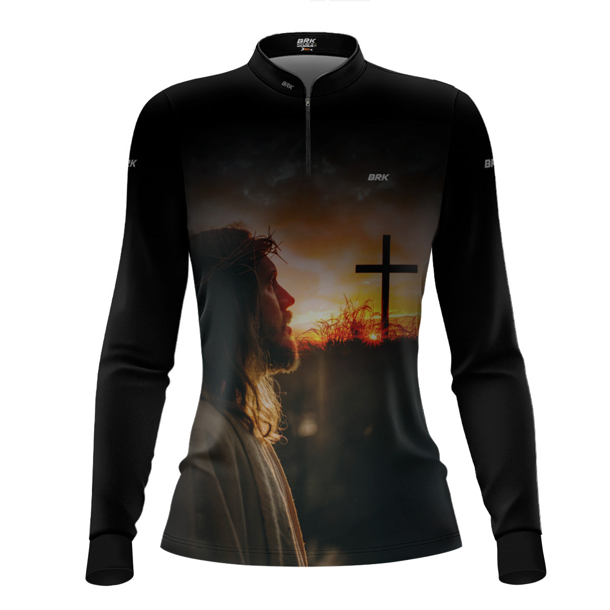 Camisa Agro Brk Eu Sou do Agro jesus no Calvário com Proteção UV50+
